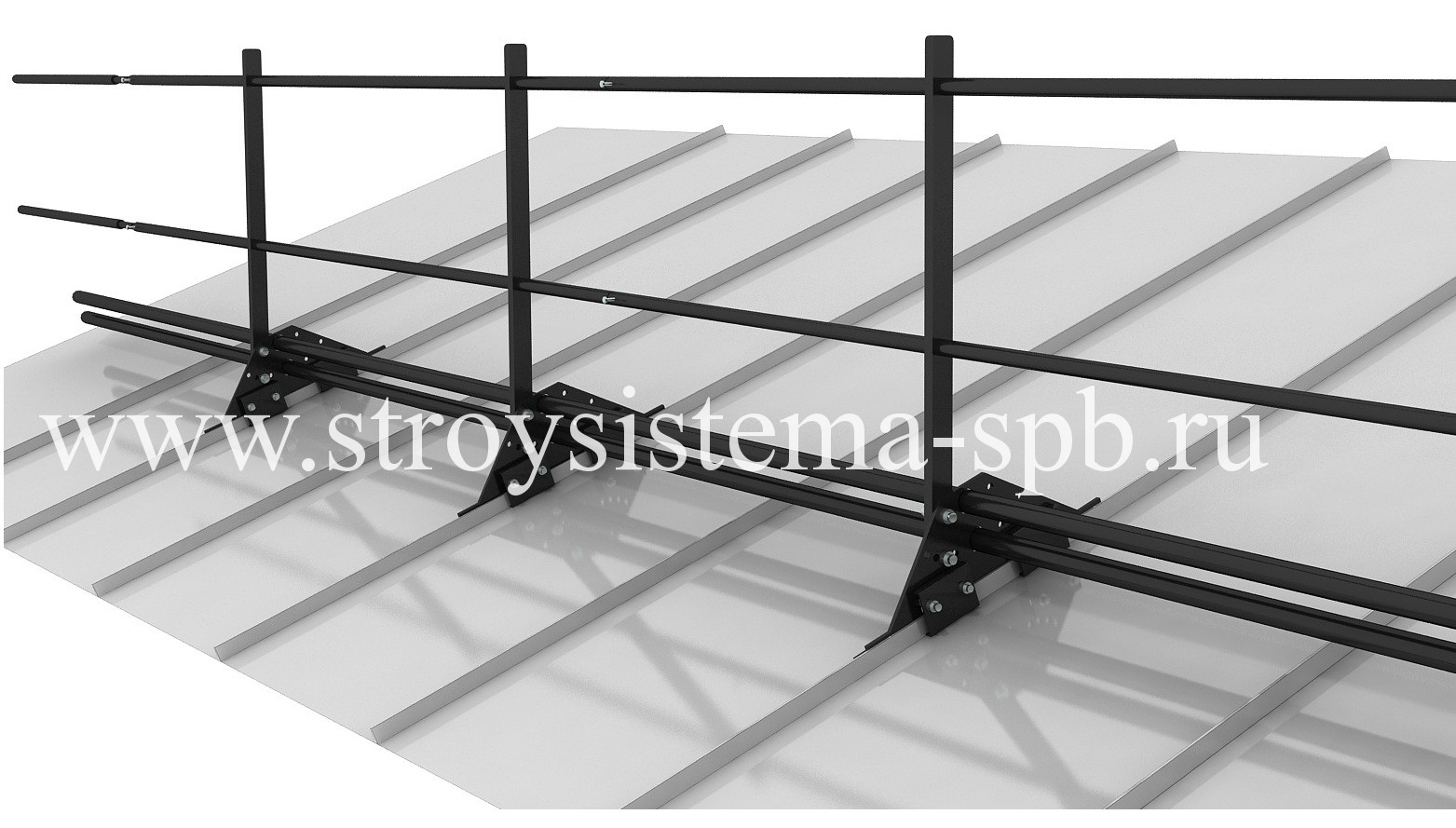 Ограждение кровли на фальц FISHER