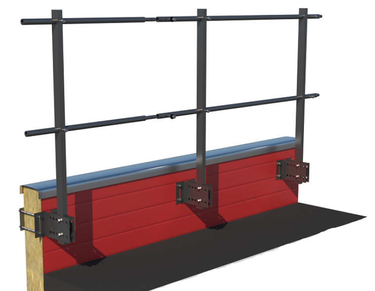 кровельное ограждение на парапет пк стройсистема