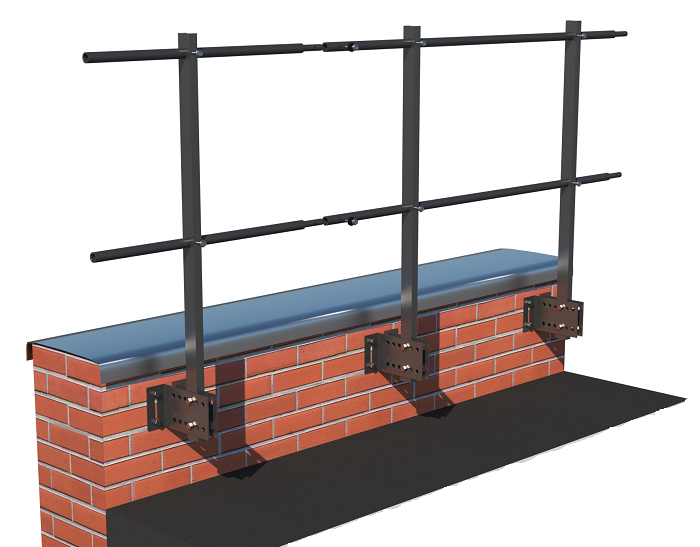 кровельное ограждение на парапет
